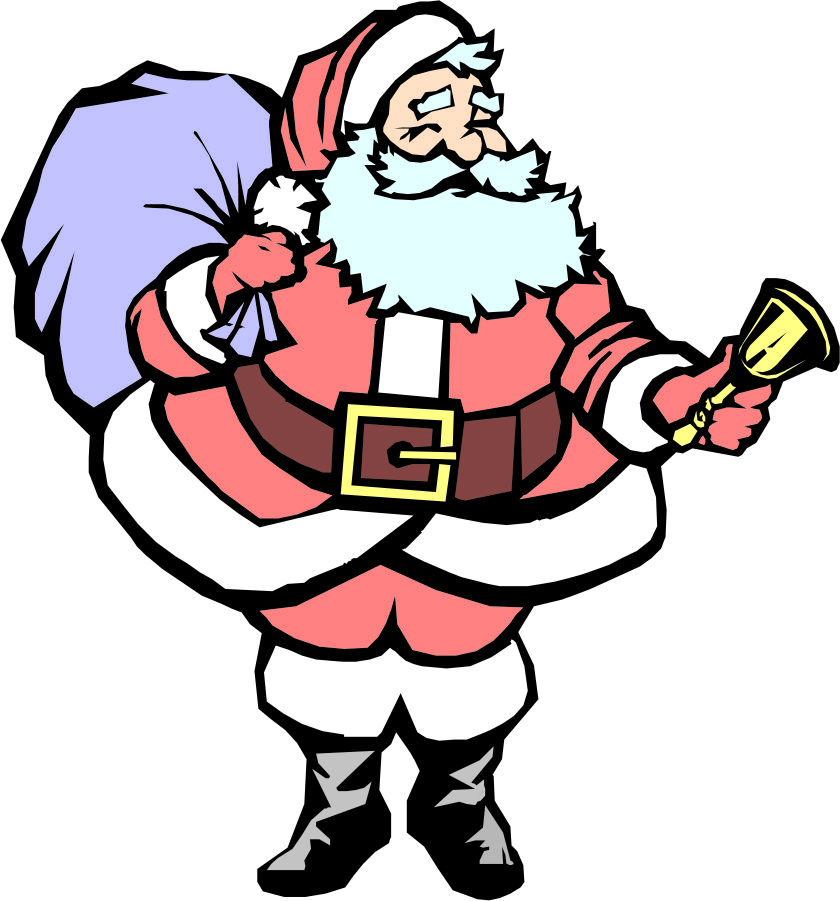 Santa Claus Logo 18 vinyl decal